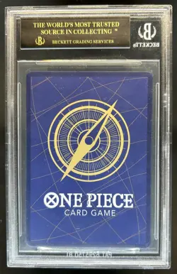 2024 One Piece Shanks Secret Rare Manga Art Foil #OP01-120 BGS 10 Black Label - Image 2