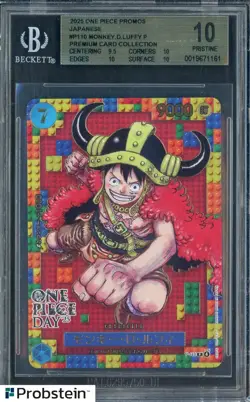 2025 One Piece Promos JPN P110 Monkey D. Luffy Premium Card BGS 10 PRISTINE - Image 1