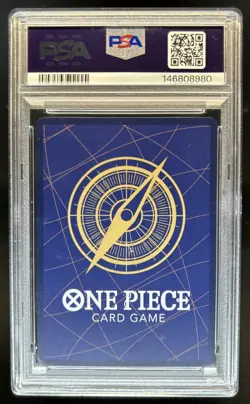 2024 One Piece EN Monkey D. Luffy Convention Exclusive Foil #043 PSA 10 Gem Mint - Image 2