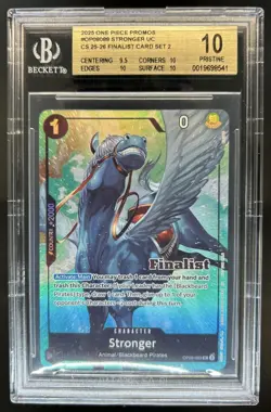2025 One Piece Promo Stronger Finalist Card Set 2 #OP09-089 BGS 10 Pristine - Image 1