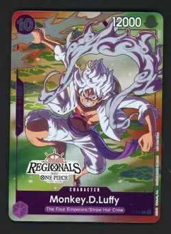 One Piece English P-041 Monkey D. Luffy Offline Regionals Promo - Image 1