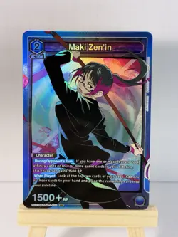 Union Arena Jujutsu Kaisen Maki Zen’in UE03BT/JJK-1-050 Super Rare English - Image 1