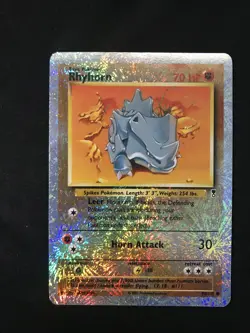 RHYHORN 90/110 Legendary Collection REVERSE HOLO / NM / Pokemon Card - Image 1