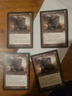 4x Keldon Battlewagon Prophecy MTG Magic The Gathering Card Vintage Rare Artifac - Image 1