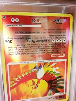 Ho-Oh 10/132 SECRET WONDERS Reverse Holo Graded Pokemon Card - PSA 7 - Image 3