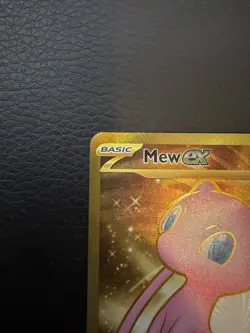 Mew 205/165 Scarlet & Violet 151 Full Art Gold Hyper Rare Pokemon Card - Image 3