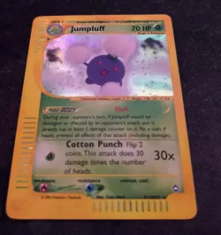 Jumpluff Aquapolis Holo Rare Pokemon TCG Card H13/H32 70 HP 2002 🔥 LP - Image 1