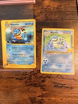 Pokemon TCG Blastoise Card Lot Expedition Non Holo 36/165 & 2/102 Celebrations - Image 1