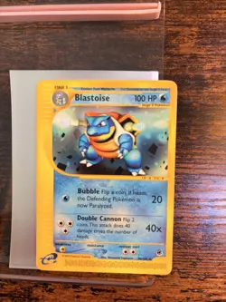Pokemon TCG Blastoise Card Lot Expedition Non Holo 36/165 & 2/102 Celebrations - Image 4