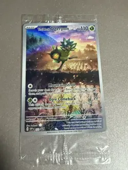 Pokemon Card Teal Mask Ogerpon SV 123 Promo Twilight Masquerade SEALED - Image 1
