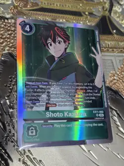 Digimon Card Game Shoto Kazama Super Rare Dawn of Liberator EX11-062 SR - Image 1