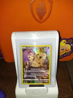 Pokemon 2019 Sun & Moon Cosmic Eclipse Mimikyu Card 245/236 Secret Rare - Image 1