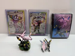 Pokemon Prismatic Evolutions Figure Collection - Promo Cards, Pin, Sleeves, Fig - Image 1