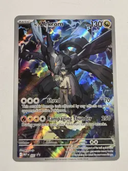 N's Zekrom 031 Ascended Heros ETB Promo Full Art Illustration Rare Pokemon Card - Image 1