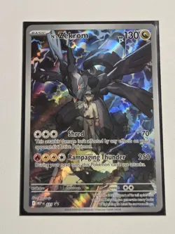 N's Zekrom 031 Ascended Heros ETB Promo Full Art Illustration Rare Pokemon Card - Image 4