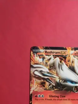 Pokemon TCG Reshiram EX Black White Holo Promo Card BW36 HP - Image 4