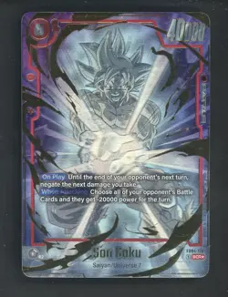 Dragon Ball Super Card Game FB04-129 Son Goku Alternate Art Secret Rare - Image 1