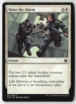 MTG - Raise the Alarm #31 - Regular - MM2 Modern Masters 2015 - Image 1