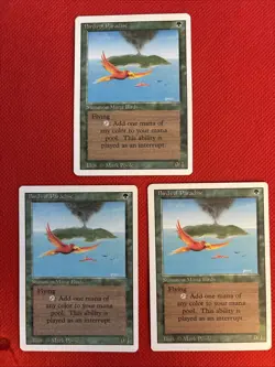 MTG Birds of Paradise (Set of 3) REVISED 3RD Edition #187 Rare All NM/Unplayed! - Image 1