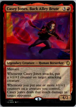 Casey Jones, Back Alley Brute R Commander: Teenage Mutant Ninja Turtles 22 NM Fo - Image 1