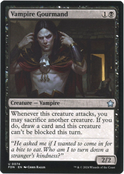 Vampire Gourmand - Foundations - Magic the Gathering (MTG) - Image 1
