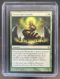 2011 Magic MTG Mirrodin Besieged Green Sun's Zenith #81 - Image 1