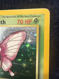 Venomoth 13/64 Jungle Holo - Rare 1999 Wizards Pokemon TCG Card English - Image 3