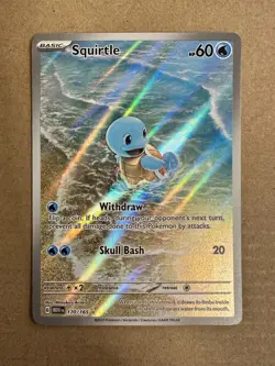 Squirtle Pokemon TCG 170/165 Scarlet & Violet 151 IR ENG NM or better - Image 1