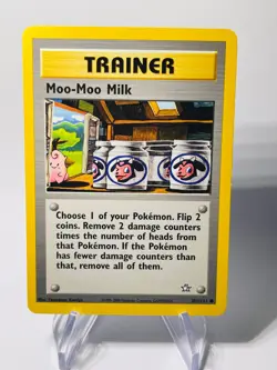 MOO-MOO MILK 2000 Pokemon Neo Genesis Trainer Common POKEMON 101/111 - Image 1