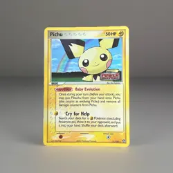 Pokemon Pichu TCG 21/108 EX Power Keepers Stamped Holo Rare 2007 - Image 1
