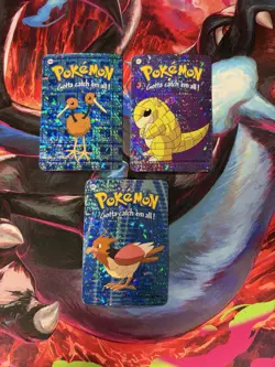 prism vending sticker 2000 nintendo pokemon 3 Lot - Image 1