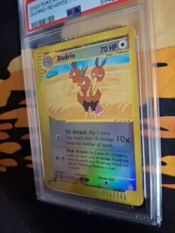 2003 POKEMON AQUAPOLIS DODRIO REVERSE FOIL 46/147 PSA 8 NM-MT - Image 2