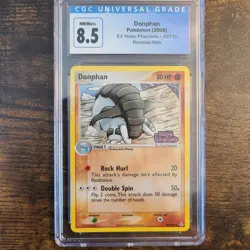 Donphan 40/110 EX Holon Phantoms Stamped Reverse Holo Pokemon 2006 CGC 8.5 NM/M+ - Image 1