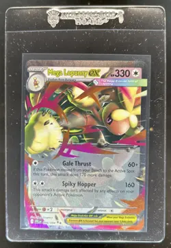 2025 Pokemon Phantasmal Flames Mega Lopunny ex Double Rare #084/094 - Image 1