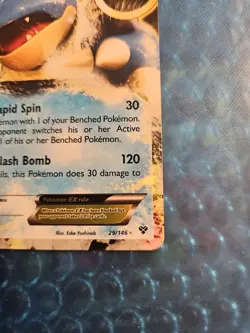 Pokemon TCG Blastoise EX 29/146 Holo Rare XY Base Set - Image 2