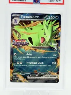 2025 POKEMON PRE EN TYRANITAR ex LUCARIO/TYRANITAR ex P/C #064 - PSA 10 - Image 2