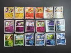 36 Lot Pokemon TCG S-Chinese with 18 different Eevee Master Ball whole set SE58 - Image 1
