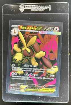 2025 Pokemon Phantasmal Flames Mega Lopunny ex Ultra Rare #115/094 - Image 1