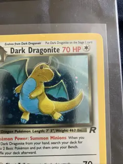 🪽Dark Dragonite 5/82 Team Rocket Holo Unlimited - Pokemon TCG Lp - Image 3