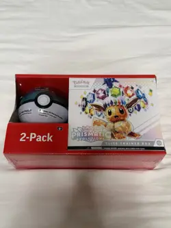 Pokemon TCG Prismatic Evolutions Elite Trainer Box 2-Pack Eevee English - Image 1