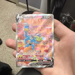 Pokemon Machamp V Ultra Rare Full Art Holo Astral Radiance 172/189 220HP - Image 1