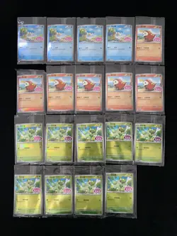 2025 Pokemon TCG 118/SV-P Quaxly Fuecoco Sprigatito Holo Sealed Lot*19 AD12 - Image 2
