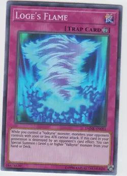 Yugioh! Loge's Flame - DANE-EN091 - Super Rare - Unlimited Edition Near Mint, En - Image 1