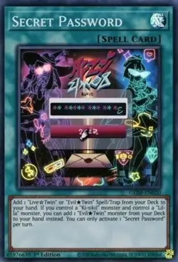 Secret Password GEIM-EN020 1st Super Rare Near Mint Yu-Gi-Oh! DNA GAMES - Image 1