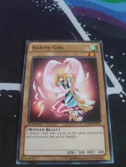 YUGIOH TCG HARPIE GIRL LCJW-EN083 COMMON 1ST EDITION - Image 1
