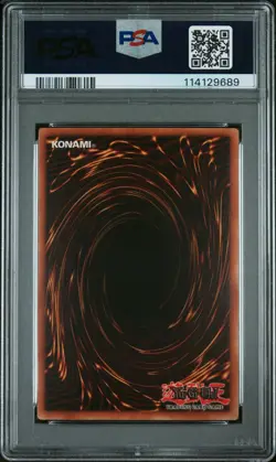 2002 YU-GI-OH! LOB LEGEND OF BLUE EYES 1ST ED #052 POT OF GREED PSA 8 - Image 3