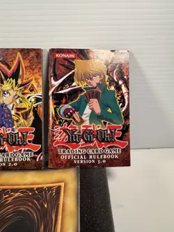 Yu-Gi-Oh! 1996 TCG Official Rule book Lot Of 3 And 2 1996 Deck Zone Layout - Image 4