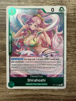 Shirahoshi OP11-030 - One Piece TCG: A Fist of Divine Speed - Rare Foil English - Image 1