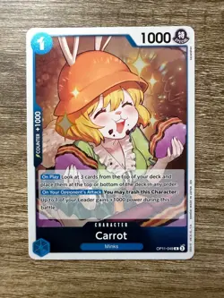 Carrot OP11-049 - One Piece TCG: A Fist of Divine Speed - Rare Foil - English - Image 1