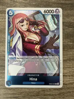 Hina EB03-025 - One Piece TCG: Heroines Edition - Rare Foil - English - Image 1